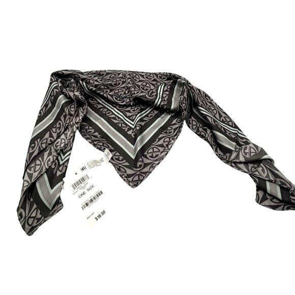 Giani Bernini Logo Diamond Printed Bandana Scarf, Gray, 24" x 24" - Picture 1 of 12